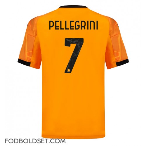 AS Roma Lorenzo Pellegrini #7 Udebanetrøje 2025-26 Kortærmet